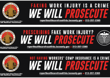 DA Hochman’s $180K Workers’ Comp Fraud Campaign Rolls Out on the Same Buses That Carry Attorney Ads