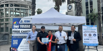 Local vendor opens new business at Vermont/Sunset Metro Station